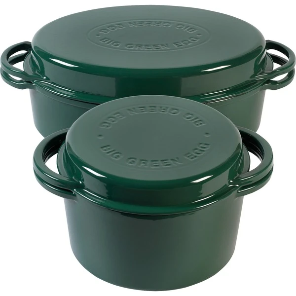Big Green Egg Dutch Oven Grün, Rund, 4 Liter, Topf 3 Big Green Egg Dutch Oven Grün, Rund, 4 Liter, Topf