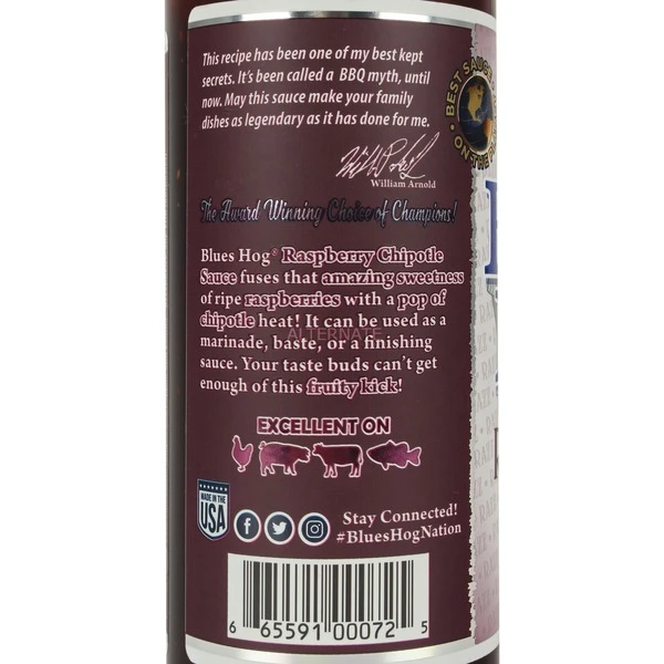 Blues Hog Raspberry Chipotle Barbecue Sauce 4 Blues Hog Raspberry Chipotle Barbecue Sauce – Bild 2