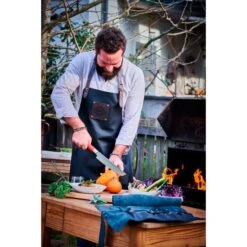 DICK Leder-Rolltasche "Red Spirit", 5-teilig, Besteck -Geschäft Für Küchen- Und Grillzubehör DICK Leder Rolltasche Red Spirit 5 teilig Besteck@@1892248 3