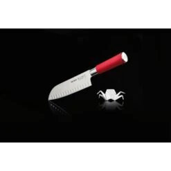 DICK Red Spirit Santoku Kullenschliff, 18cm, Messer -Geschäft Für Küchen- Und Grillzubehör DICK Red Spirit Santoku Kullenschliff 18cm Messer@@9ggzmd05 2