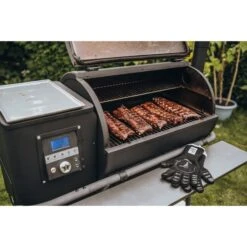 Moesta Sheriff Pelletgrill, Inkl. Frontablage PaperPlank Black Und Haken -Geschäft Für Küchen- Und Grillzubehör Moesta Sheriff Pelletgrill inkl Frontablage PaperPlank black und Haken@@1899587 6