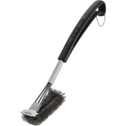 Napoleon Grillbürste Dreireihig, Mit Edelstahlborsten, Grill-Reinigungsbürste