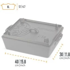 Petromax Kastenform Mit Deckel K12, Topf 12 Petromax Kastenform Mit Deckel K12, Topf -Geschäft Für Küchen- Und Grillzubehör Petromax Kastenform mit Deckel k12 Topf@@1914391 3