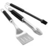 Weber Premium Grillbesteck, 3-teilig -Geschäft Für Küchen- Und Grillzubehör Weber Premium Grillbesteck 3 teilig@@1694203